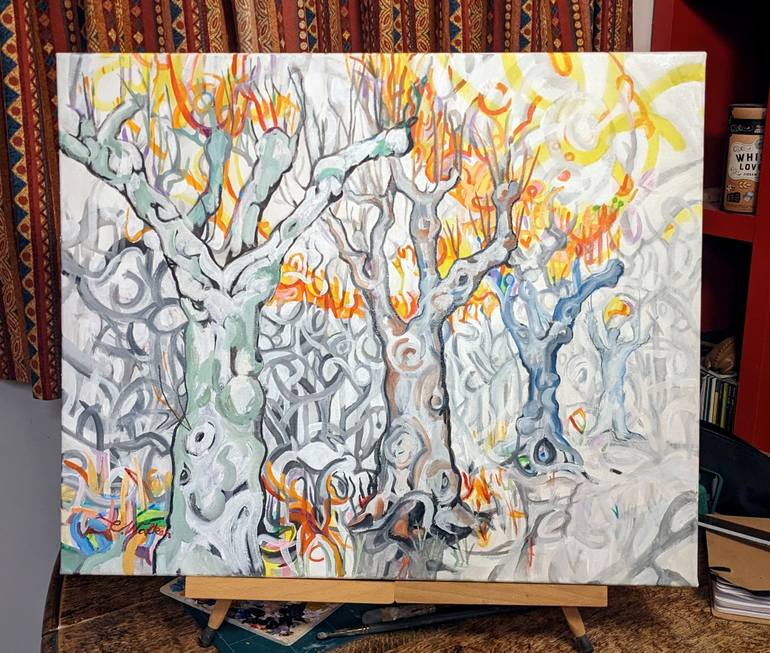 Original Contemporary Nature Painting by Chris Walker