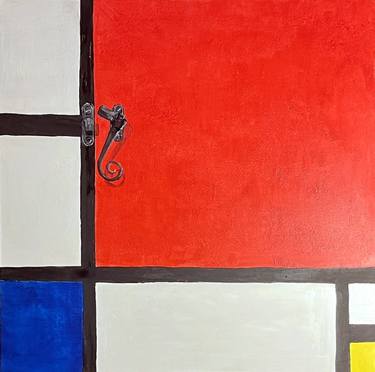 Original Abstract Expressionism Abstract Painting by Chris Walker