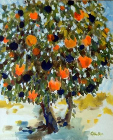 Print of Realism Tree Paintings by Chris Walker