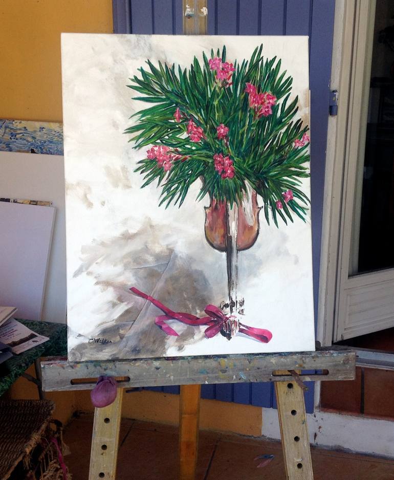 Original Floral Painting by Chris Walker