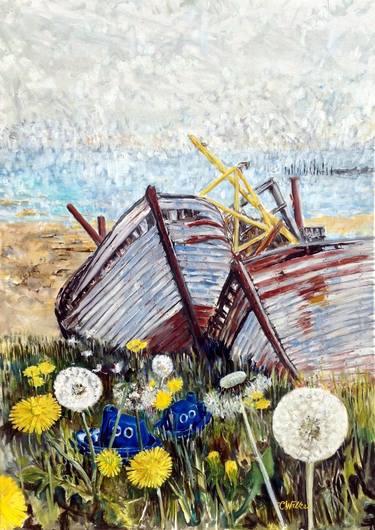 Print of Boat Paintings by Chris Walker