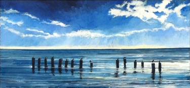 Print of Seascape Paintings by Chris Walker