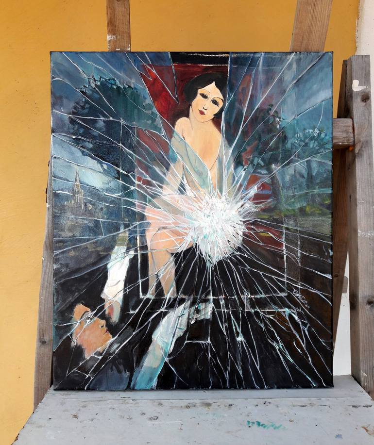 Original Conceptual Nude Painting by Chris Walker