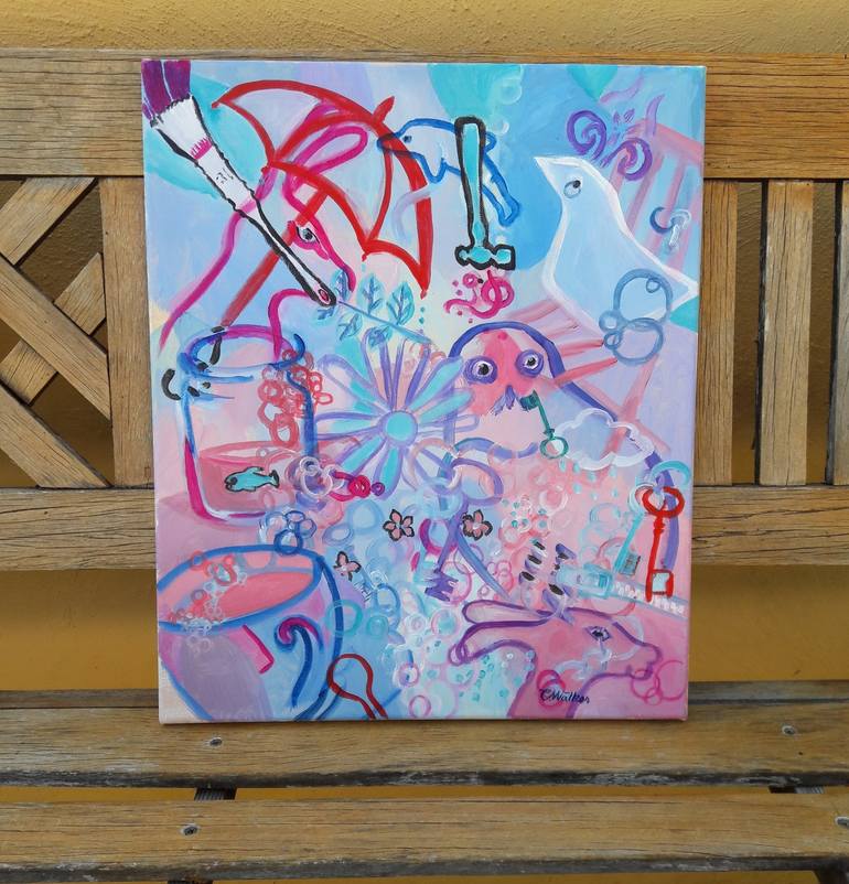 Original Abstract Painting by Chris Walker