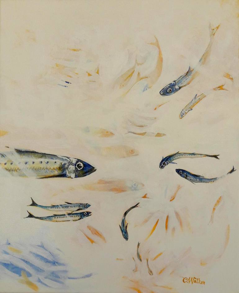 Original Fish Painting by Chris Walker