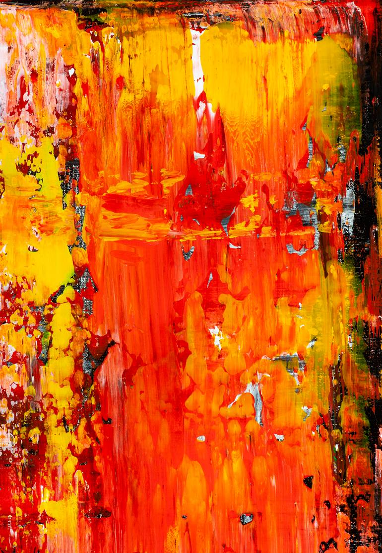 Original Abstract Expressionism Abstract Painting by Ina Steinhusen