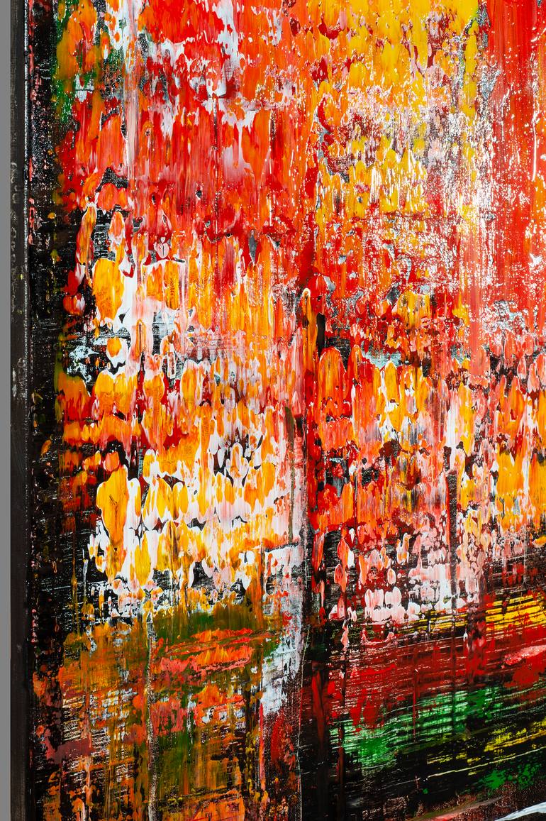 Original Abstract Expressionism Abstract Painting by Ina Steinhusen