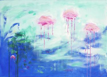 Original Abstract Expressionism Abstract Paintings by Ina Steinhusen