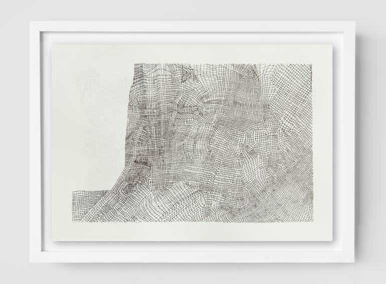 Original Conceptual Abstract Drawing by Cintia Garcia
