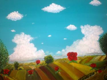Print of Pop Art Landscape Paintings by Alessandro Neckels