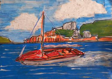 Original Expressionism Boat Paintings by Alessandro Neckels