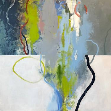Original Expressionism Abstract Paintings by Maxine Davidowitz