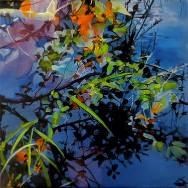 Original Abstract Nature Paintings by Maxine Davidowitz