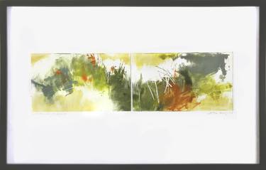 Original Abstract Expressionism Nature Printmaking by Maxine Davidowitz