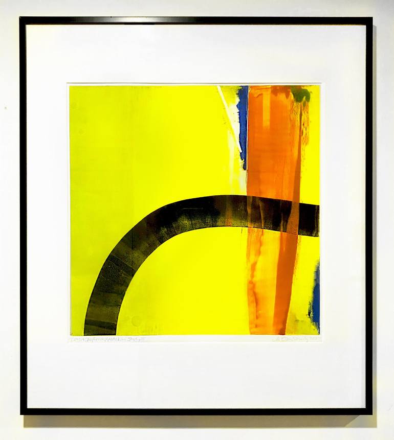 Original graphic Abstract Printmaking by Maxine Davidowitz