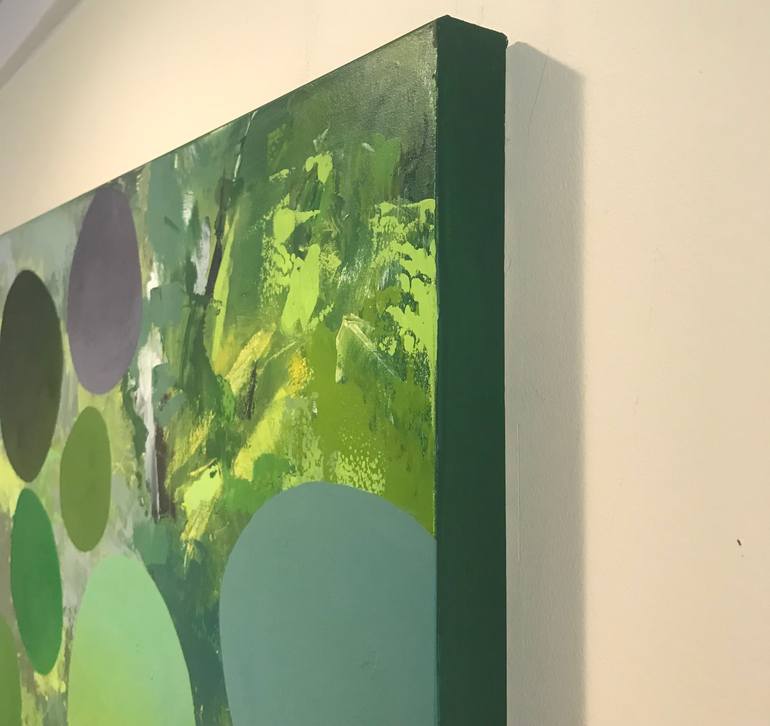 Original Abstract Landscape Painting by Maxine Davidowitz