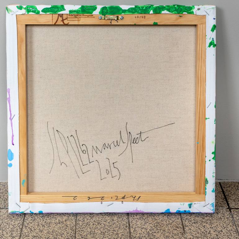 Original Conceptual Abstract Painting by Marcel Speet