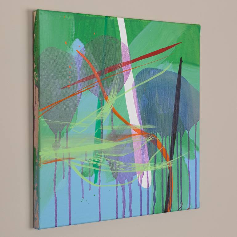 Original Conceptual Abstract Painting by Marcel Speet