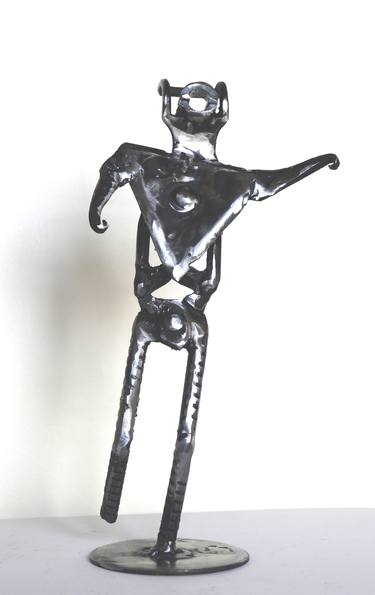 Original Surrealism Men Sculpture by LACROIX Jean-Luc