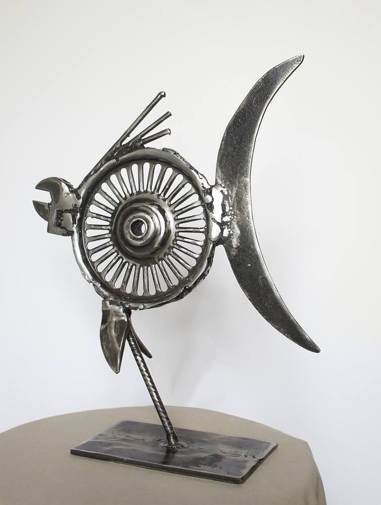 Original Fish Sculpture by LACROIX Jean-Luc