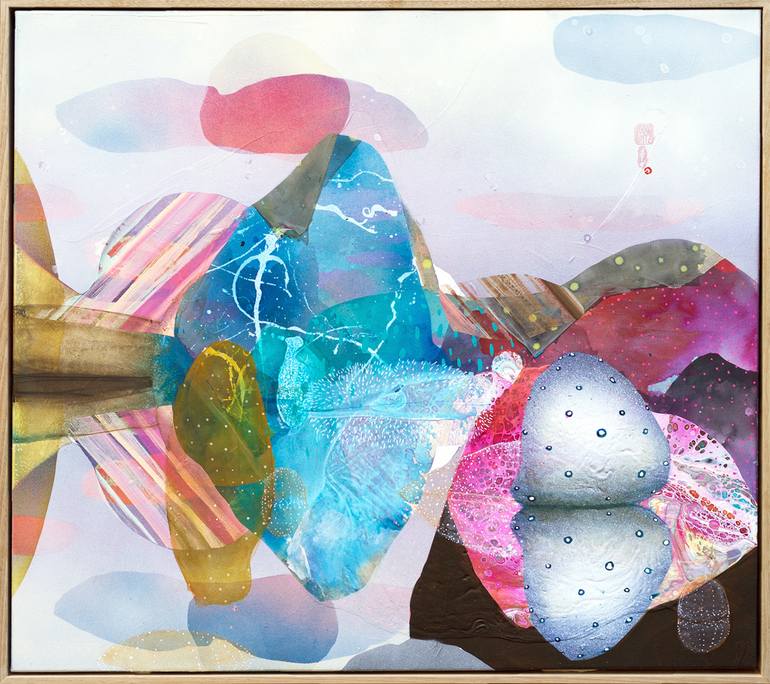 Original Surrealism Abstract Paintings by Amanda Krantz