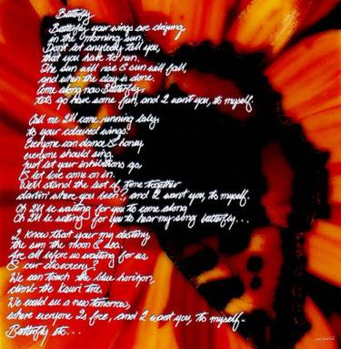 Butterfly Lyrics - Limited Edition of 10 thumb