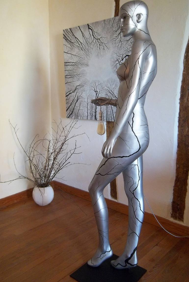 Original Conceptual Nude Sculpture by Natalie L