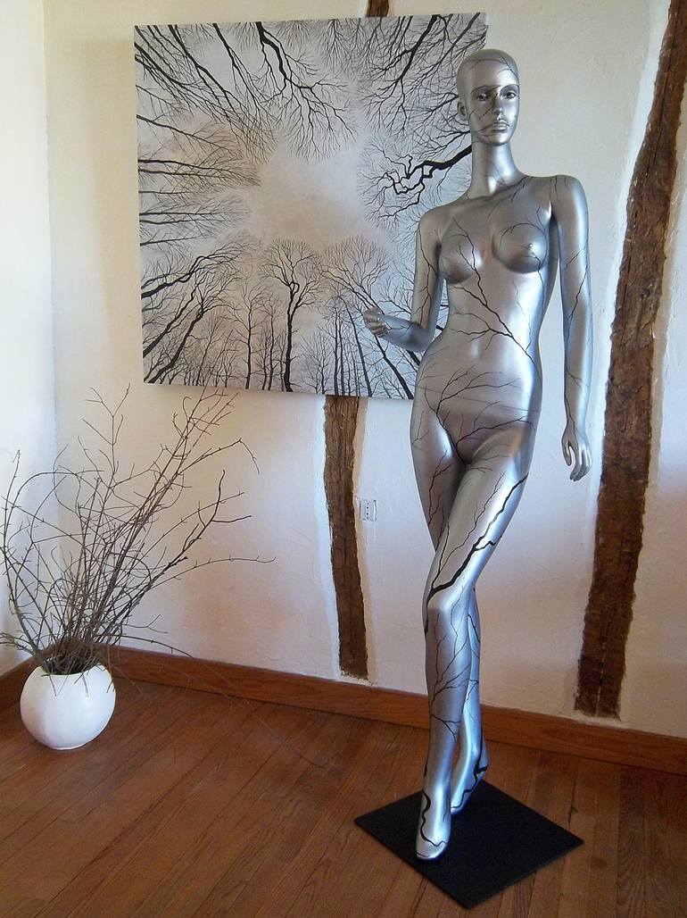 Original Conceptual Nude Sculpture by Natalie L
