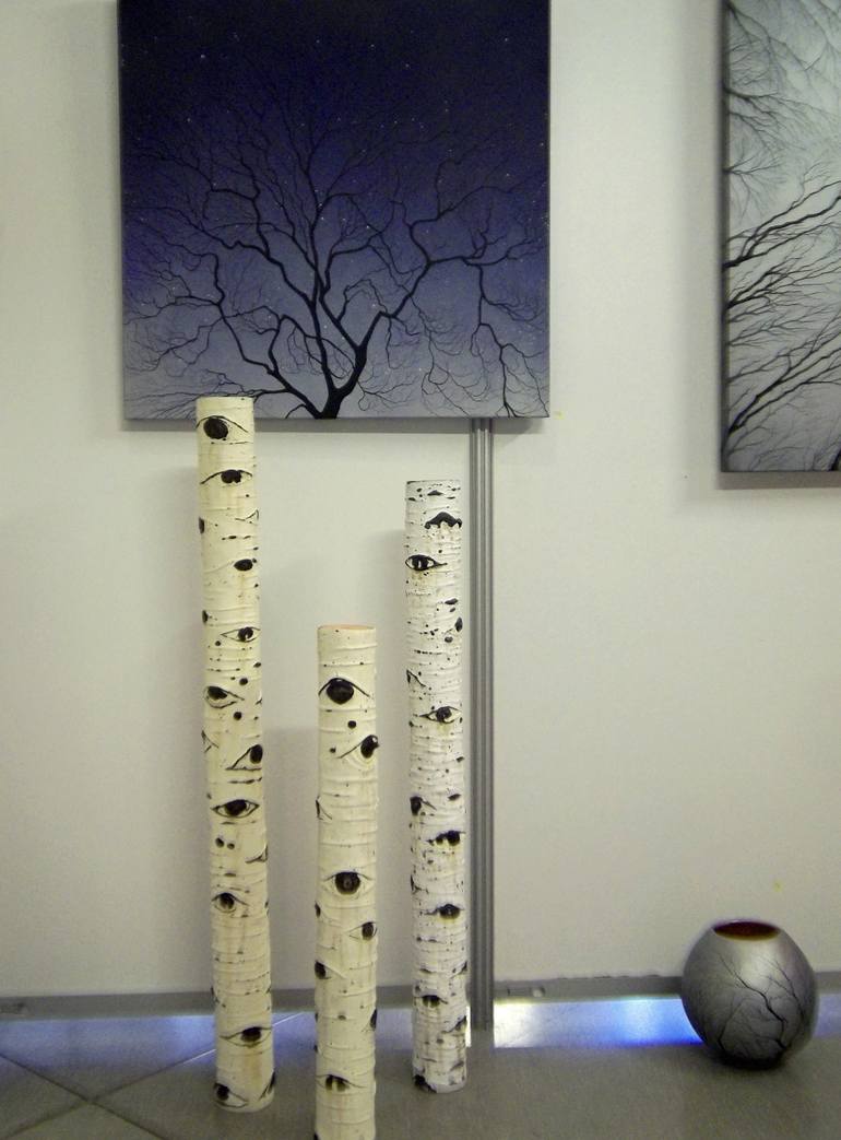 Original Abstract Tree Sculpture by Natalie L