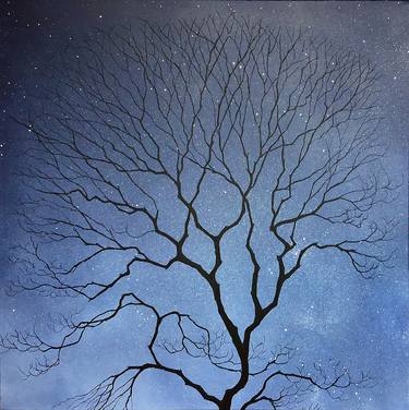 Print of Minimalism Tree Paintings by Natalie L