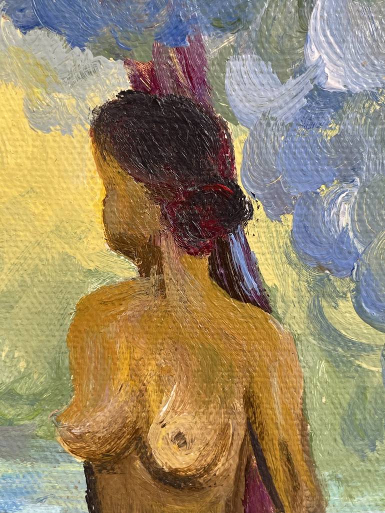 Original Nude Painting by Natalie L