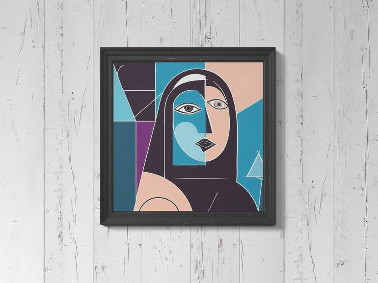 Original Cubism Portrait Digital by gianluca greco