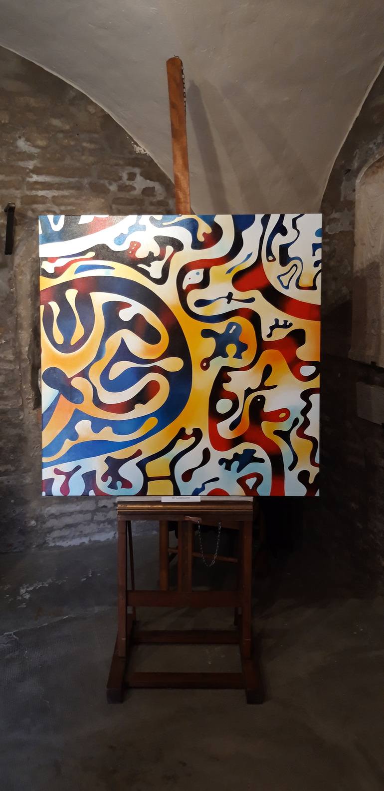 Original Abstract Painting by Massimo Rubbi