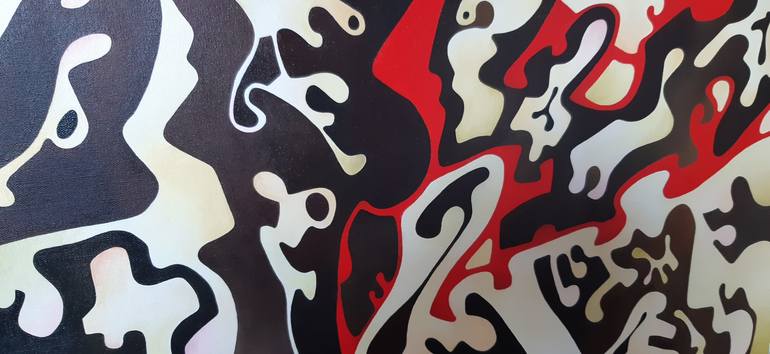 Original Abstract Painting by Massimo Rubbi