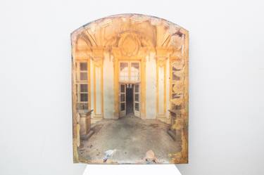 Original Fine Art Architecture Mixed Media by Gina Soden