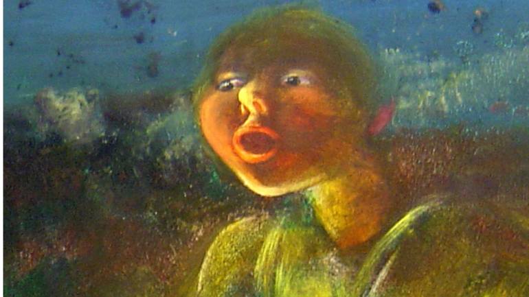 Original Expressionism Landscape Painting by Dmitry Kuznichenko