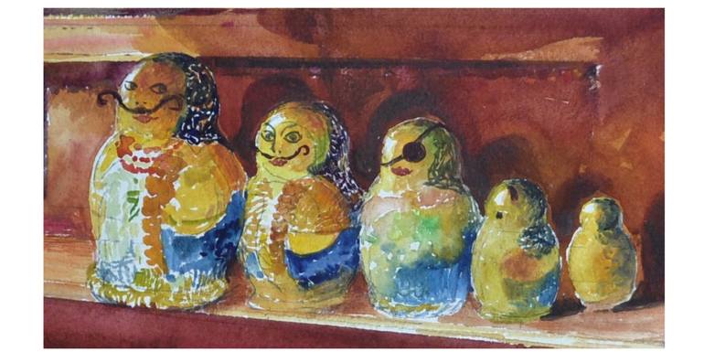 Original Conceptual Still Life Painting by Dmitry Kuznichenko