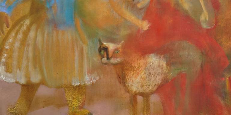 Original Expressionism Family Painting by Dmitry Kuznichenko