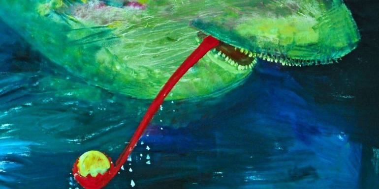 Original Conceptual Animal Painting by Dmitry Kuznichenko