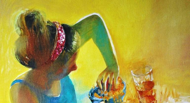 Original Figurative Food & Drink Painting by Dmitry Kuznichenko