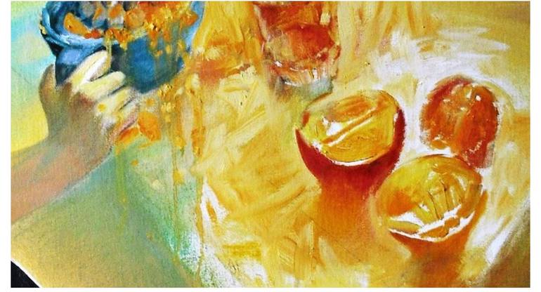 Original Figurative Food & Drink Painting by Dmitry Kuznichenko