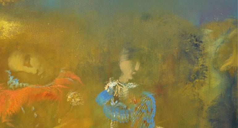 Original Figurative Love Painting by Dmitry Kuznichenko