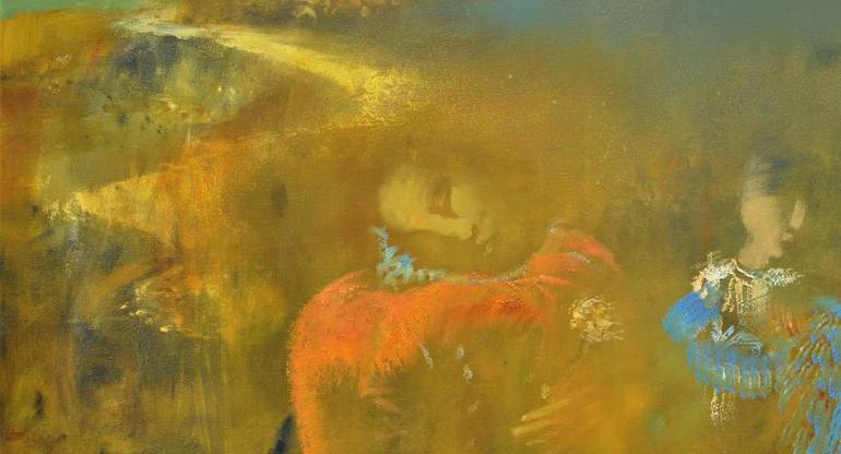 Original Figurative Love Painting by Dmitry Kuznichenko