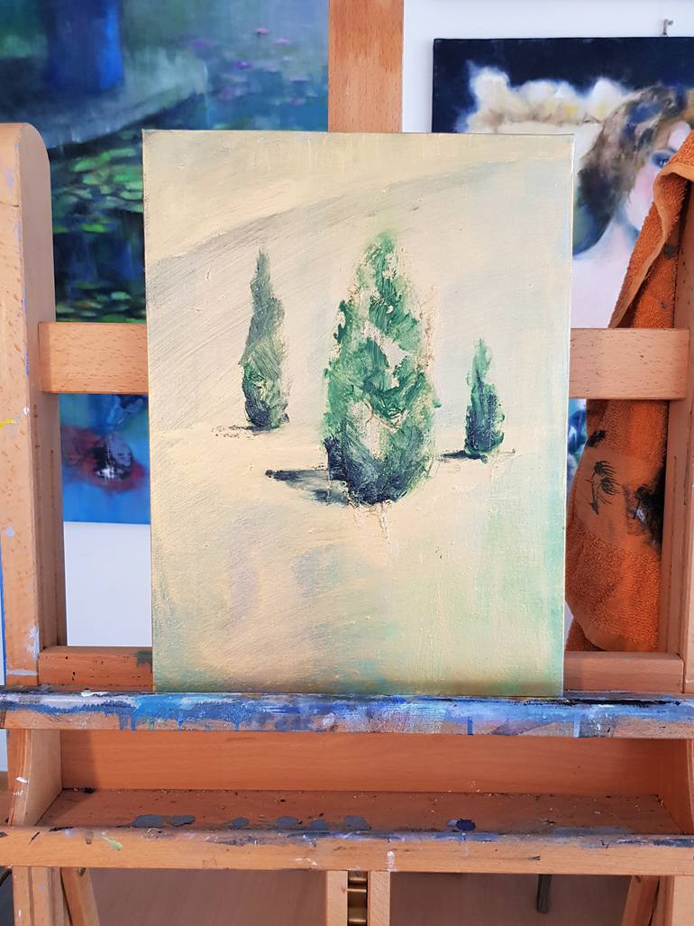 Original Figurative Landscape Painting by Laura Beatrice Gerlini