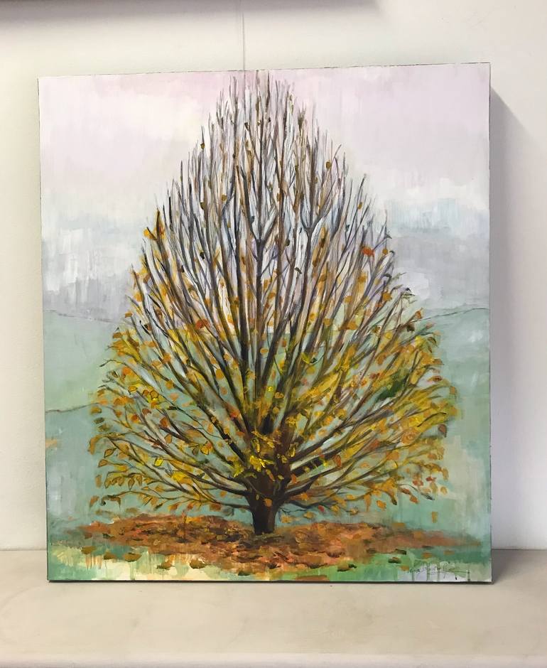 Original Figurative Tree Painting by Laura Beatrice Gerlini