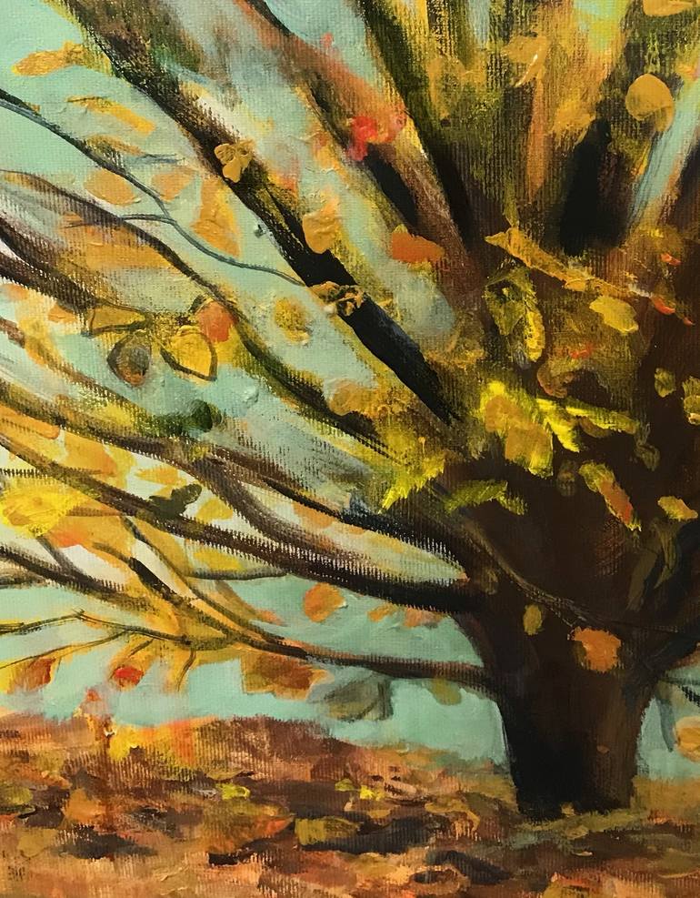 Original Figurative Tree Painting by Laura Beatrice Gerlini