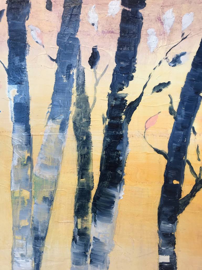 Original Figurative Tree Painting by Laura Beatrice Gerlini