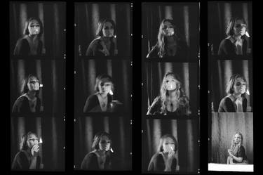 Contact sheet, the old bw film positives in a transparent film. - Limited Edition 1 of 1 thumb