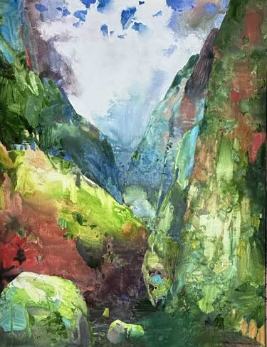 Original Landscape Painting by Randall  Tipton