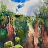 Streambank by Randall  Tipton